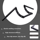 AnXin Motorcycle Handlebar Z Bars 22mm 7/8" Handlebars - Black - Brand New