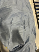 BIBB HOME® DAMASK STRIPE 4-PIECE BLUE COTTON KING SHEET SET - LIGHT BLUE - Like New