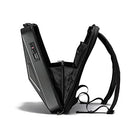 CYBERBACKPACK Gray Expandable Anti-theft 17.3 Inch Laptop Computer Lightweight - Like New
