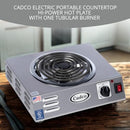 Cadco CSR-3T 14" Portable Electric Hot Plate, 1500W, 120V, Stainless Steel - Brand New