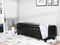 FIRST HILL FHW HRF1980 Upholstery Large Ottoman Faux Leather, Safety Hinge - Like New