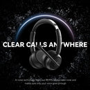 LEVN Wireless Headset with Mic for Work BLUETOOTH NOISE CANCELLING - BLACK - Like New