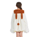 SLDFMV GIRLS PULLOVER HOODIE HOODED JACKET WITH EARS POCKETS Size: 9-10 - WHITE - Like New
