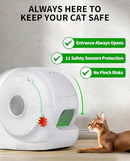 PETKIT Puramax 2 Automatic Self-Cleaning Cat Litter Box, App Control - WHITE - Like New