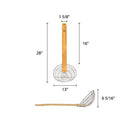 THUNDER GROUP BAMBOO HANDLED SKIMMER 14-INCH SLSKR014 - Like New