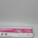 GENERIC WATERPROOF MATTRESS PAD - QUEEN - 60IN X 80IN X 12IN, POLYESTER - WHITE - Like New
