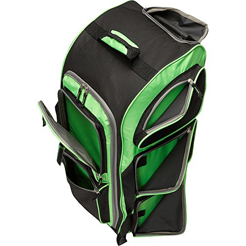 TRAVELERS CLUB XPEDITION 30" MULTI-POCKET UPRIGHT ROLLING DUFFEL BAG -GREEN - Brand New