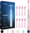 7AM2M Sonic Electric Toothbrush, Rechargeable,5 Adjustable Modes - Pink Like New