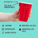 Solo Cup Company Red Party 18oz Plastic Cups, 180 total cups - B075ZQJ22C - Brand New