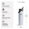 HYDRO FLASK FLEX STRAW CAP AGAVE 24OZ - FOSSIL - Like New
