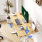 FLEXISPOT STANDING DESK ELECTRIC STAND UP DESK 40" MAPLE TOP/WHITE FRAME - Like New