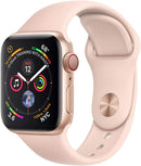 Apple Watch 4 GPS Cellular 40mm Gold Aluminum Case with Pink Sport Band Like New