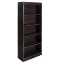 ONE SPACE ESSENTIALS 5-TIER BOOK SHELF 50-LD01ESSHLF - ESPRESSO - Like New