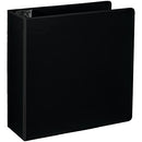OFFICE DEPOT BRAND DURABLE VIEW D-RING BINDER 4" RINGS 39% RECYCLED - BLACK - Like New