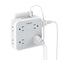 TESSAN Multi Plug Outlet Splitter 4 USB Wall Charger TS-WM1015 - White/Gray Like New