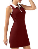 Fkeep Women's Golf Tennis Activewear Zipper V Neck With Shorts And Pocket - Brand New