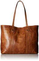 FRYE WOMENS MELISSA SHOPPER TOTE BAG STYLIST LARGE HANDBAG - BROWN - Brand New