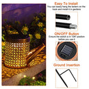 LEDEAK Solar Hanging Lantern Garden Fairylight, Metal String - Copper Coins - Like New