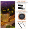 LEDEAK Solar Hanging Lantern Garden Fairylight, Metal String - Copper Coins - Like New