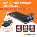 RUNMASTER AUTOMATED UNDER DESK TREADMILL FOR HOME/OFFICE - 320 - Scratch & Dent