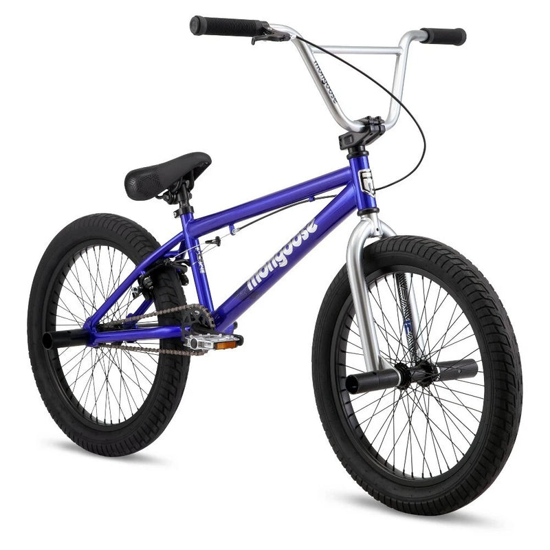 MONGOOSE INDEX 2.0 20" KIDS BMX FREESTYLE BIKE, BLUE - Like New