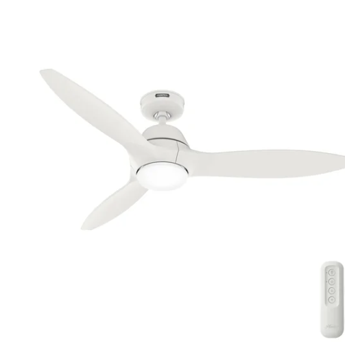 HUNTER FAN COMPANY HUNTER FAN 52" FRESH WHITE CEILING FAN - - Scratch & Dent