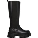 Steve Madden Women's Esma, Black Leather, 9.5 - Like New