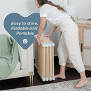 Comfy Cubs Baby Playpen & Baby Gate Toddler Foldable CC-352-LWW - Natural Wood - Like New