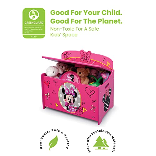 DELTA CHILDREN DELUXE TOY BOX DISNEY MINNIE MOUSE FG24547 - MULTICOLOR - Like New