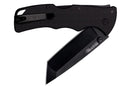 Cold Steel Verdict 3-inch Folding Knife Tanto Plain AUS-10A SS - Black Matte - Like New