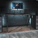 Flash Furniture Mallot Black Gaming Desk B084SB6464 - Black - Like New