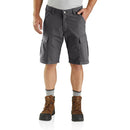 CARHARTT MEN'S 103543 FORCE RELAXED FIT RIPSTOP WORK SHORT SIZE 38 - SHADOW - Like New
