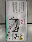 MULTIFUNCTIONAL ADJUSTABLE LAPTOP TABLE WITH USB POWERED COOLING FAN - BLACK - Brand New