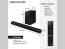 SAMSUNG HW-C450 2.1CH SOUNDBAR DTS VIRTUAL X SUBWOOFER BASS BOOST - BLACK - Like New