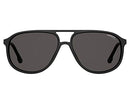 CARRERA MEN'S CARRERA 257/S SUNGLASSES BLACK/POLARIZED GRAY 60MM 15MM - BLACK - Like New