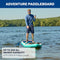 Aqua Prow Halcyon Adventure Inflatable Stand-Up Paddleboard 11'6" - MULTI-COLOR - Like New