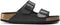 BIRKENSTOCK MEN'S ARIZONA BIRKO-FLOR TWO STRAP SLIDES/SANDALS LEATHER 11 - BLACK - Brand New