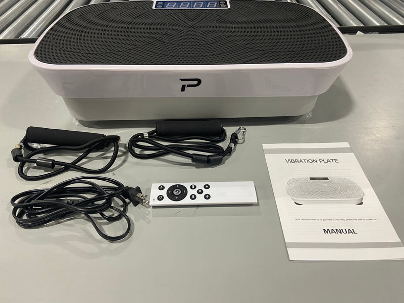 COOLHUTEXERCISE MACHINE VIBRATION PLATE FOR WEIGHT LOSS, SHAPING, TONING - BLACK - Like New