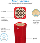IMUNSEN M-003R Portable HEPA Air Purifier with H13 True HEPA Filter - RED - Like New