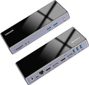 QGeeM USB 3.0 Docking Station,Single 5K/Dual HDMI DispalyPort 4K@60Hz QG-D6902 Like New