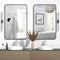 2 Pack Bathroom Mirror Wall Rounded Rectangle 24" x 36" 115103B-2P - Black - Like New