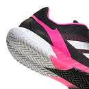 34DC094 ADIDAS DEFIANT SPEED 2 MEN 8 BLACK/SILVER METALLIC/LUCID PINK - Like New