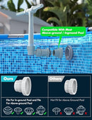 POOLHACKER POOL FOUNTAIN DUAL SPRAY WATER FOUNTAINS FOR ABOVE GROUND/INGROUND - Like New