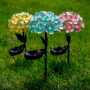 TOUCH OF ECO Solar LED Metal Flower Stake Light Perfect for Your Garden - Pink - Like New