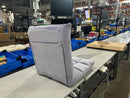 GENERIC PADDED FLOOR CHAIR WITH ADJUSTABLE BACK - LAVENDER - Like New