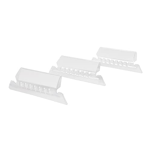 OFFICE DEPOT BRAND PLASTIC TABS 2" 1/5 CUT CLEAR PKG OF 25 2317690D - CLEAR - Brand New