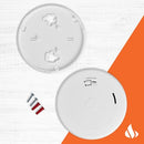 FIRST ALERT SM210 10-YEAR SEALED BATTERY SMOKE ALARM, 1-PACK - WHITE - Like New