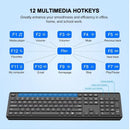 TAYDERLY MK258 WIRELESS KEYBOARD & MOUSE COMBO, 2.4G SILENT - BLACK - Like New