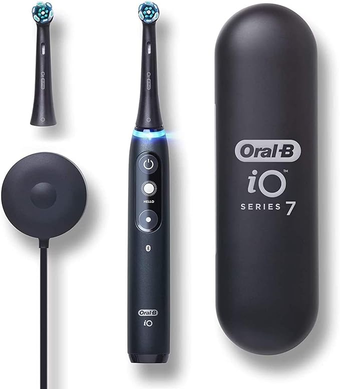 Oral-B iO Series 7 Toothbrush 1 Replacement Head IO7 M7.2B2.2B BK - Onyx Black Like New