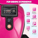 Costzon Toddler Motorcycle, 6V Battery Powered Electric Motorcycle - Pink - Brand New